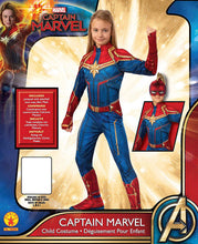 Load image into Gallery viewer, Rubie's Captain Marvel Hero Costume Suit, Large, Blue/Red, Model:700594