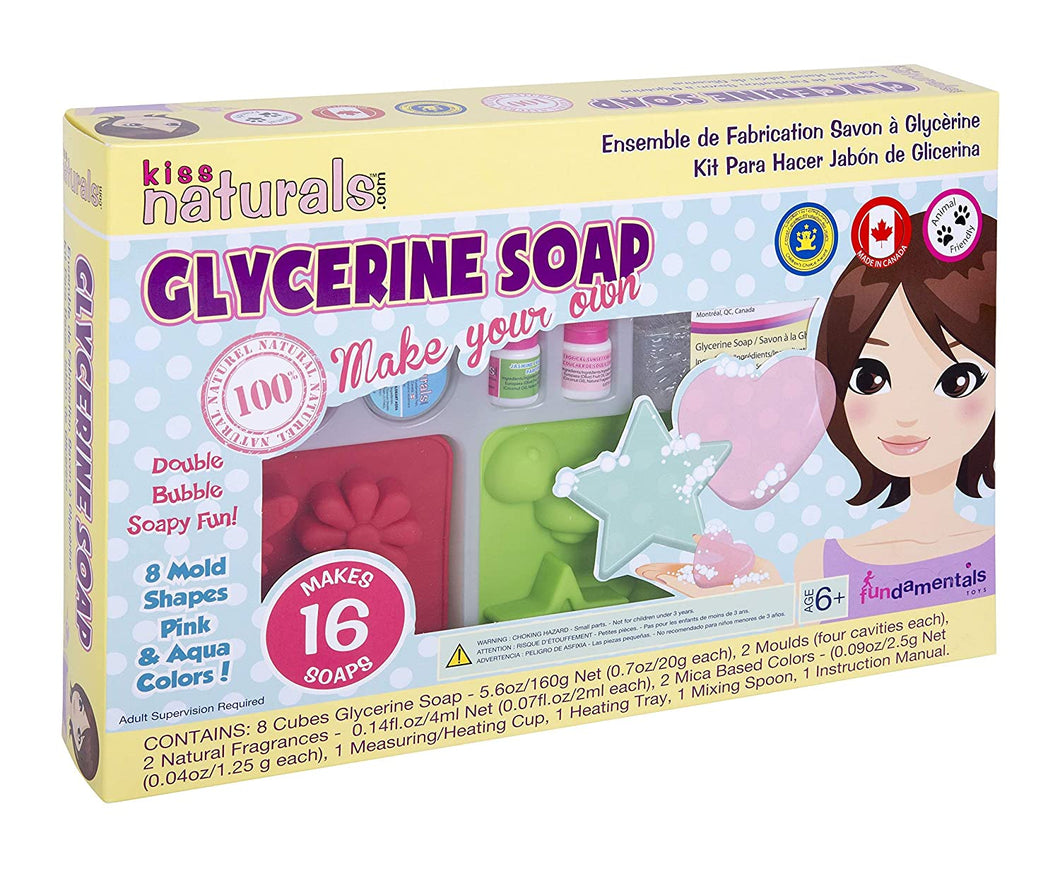 KISS NATURALS Premium DIY Soap Making Kit For Kids (Age 6+) Best Craft Kit For Making Soap - Natural Create and Make Your Own Soap Starter Kit Set - Great Gift For Kids!