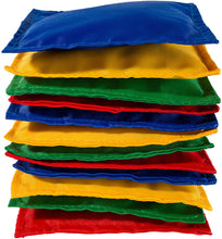 Load image into Gallery viewer, Franklin Sports 5&quot; x 5&quot; Nylon Bean Bags (Set of 12) - Perfect for use in schools