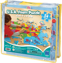 Load image into Gallery viewer, Educational Insights U.S.A. Foam Map Puzzle,Multicolor