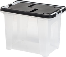 Load image into Gallery viewer, IRIS Letter Size Portable Wing Lid File Box