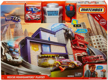 Load image into Gallery viewer, Matchbox Rescue Headquarters Playset