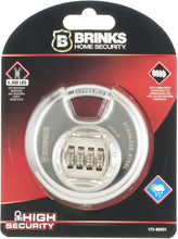 Load image into Gallery viewer, BRINKS 173-80051 80mm Stainless Steel Resettable Combination Discus Padlock