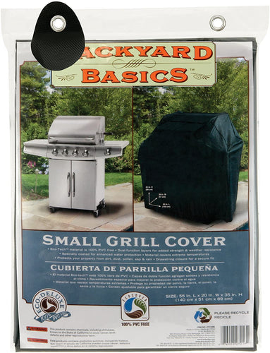 Backyard Basics 07216BB Small Grill Cover, 55-Inch by 20-Inch by 35-Inch