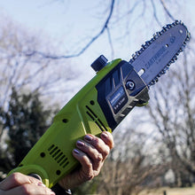 Load image into Gallery viewer, Earthwise PS44008 6.5-Amp 8-Inch Corded Electric Pole Saw, Green