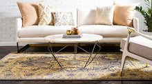 Load image into Gallery viewer, Unique Loom Medici Collection Floral Distressed Traditional Gray Area Rug