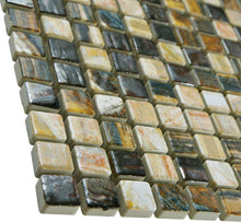 Load image into Gallery viewer, SomerTile FCP96RHL Arcadia Highlands Porcelain Floor and Wall Tile, 12" x 12", Brown/Tan