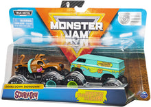 Load image into Gallery viewer, Monster Jam, Official Scooby Doo vs. Mysterty Machine Die-Cast Monster Trucks, 1:64 Scale, 2 Pack