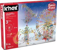 Load image into Gallery viewer, K'NEX Thrill Rides - 3-in-1 Classic Amusement Park Building Set