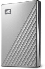 Load image into Gallery viewer, WD My Passport Ultra Silver Portable External Hard Drive