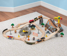 Load image into Gallery viewer, KidKraft Bucket Top Construction Train Set, 61-Piece