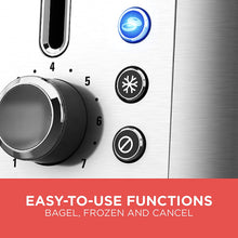 Load image into Gallery viewer, Black+Decker TR3500SD Bread toaster, Stainless Steel