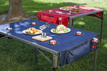 Load image into Gallery viewer, ONIVA - a Picnic Time Brand Portable Soft Top Travel Table, Red