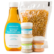 Load image into Gallery viewer, Nostalgia KPK400 Theater Hot Air &amp; Kettle Popcorn Kit