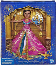 Load image into Gallery viewer, Disney Aladdin Glamorous Jasmine Deluxe Fashion Doll with Gown, Shoes, &amp; Accessories, Inspired by Disney&#39;s Live-Action Movie, Toy for Kids &amp; Collectors
