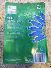 Load image into Gallery viewer, Home Accents Holiday 100 LED Blue Mini Lights