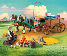 Load image into Gallery viewer, PLAYMOBIL® Spirit Riding Free Lucky's Dad with Covered Wagon Toy