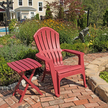 Load image into Gallery viewer, Adams Manufacturing 8500-95-3700 Plastic Quik-Fold Side Table, Merlot