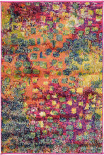 Load image into Gallery viewer, Unique Loom Jardin Collection Colorful Abstract Multi Area Rug (2' x 3')