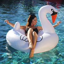 Load image into Gallery viewer, GoFloats Inflatable Swan Pool Float Party Tube, Float in Style (for Adults and Kids)