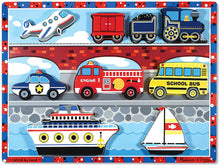 Load image into Gallery viewer, Melissa &amp; Doug Vehicles Chunky Puzzle