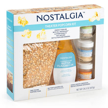 Load image into Gallery viewer, Nostalgia KPK400 Theater Hot Air &amp; Kettle Popcorn Kit