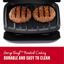Load image into Gallery viewer, George Foreman GR0040B 2-Serving Classic Plate Grill, Black