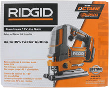 Load image into Gallery viewer, Ridgid R8832B OCTANE 18V Lithium Ion Cordless Brushless Jig Saw w/ Dust Blower and Orbital Action (Battery Not Included / Power Tool Only)