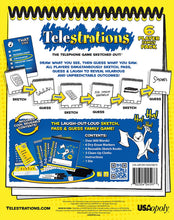 Load image into Gallery viewer, USAOPOLY Telestrations Original 6 Player | Family Board Game | A Fun Family Game for Kids and Adults | Family Game Night Just Got Better | The Telephone Game Sketched Out