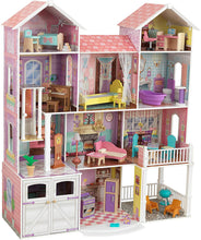Load image into Gallery viewer, KidKraft Country Estate Wooden Dollhouse for 12" Dolls with 31Piece Accessories