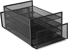 Load image into Gallery viewer, Mind Reader 4TSIDE2 Tier Desk File Tray