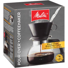 Load image into Gallery viewer, Melitta Pour-Over Coffee Brewer W/ Glass Carafe, 6 Cups (6 Ozper Cup)