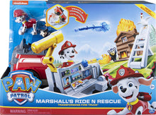 Load image into Gallery viewer, Paw Patrol, Marshall’s Ride ‘N’ Rescue, Transforming 2-in-1 Playset &amp; Fire Truck, for Kids Aged 3 &amp; Up