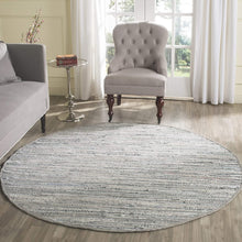 Load image into Gallery viewer, Safavieh Rag Rug Collection RAR121A Hand Woven Grey Cotton Area Rug (10' x 14')