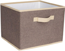 Load image into Gallery viewer, Household Essentials Storage Bin with Handles, Black and White Chevron