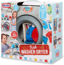 Load image into Gallery viewer, Little Tikes First Washer Dryer - Realistic Pretend Play Appliance for Kids, Interactive Toy Washing Machine with 11 Laundry Accessories, Unique Toy, Ages 2+