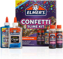 Load image into Gallery viewer, Elmer’s Confetti Slime Kit | Slime Supplies Include Metallic Glue, Clear Glue