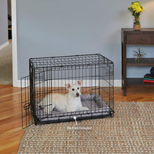 Load image into Gallery viewer, MidWest Homes for Pets Dog Crate | iCrate Single Door &amp; Double Door Folding Metal Dog Crates | Fully Equipped
