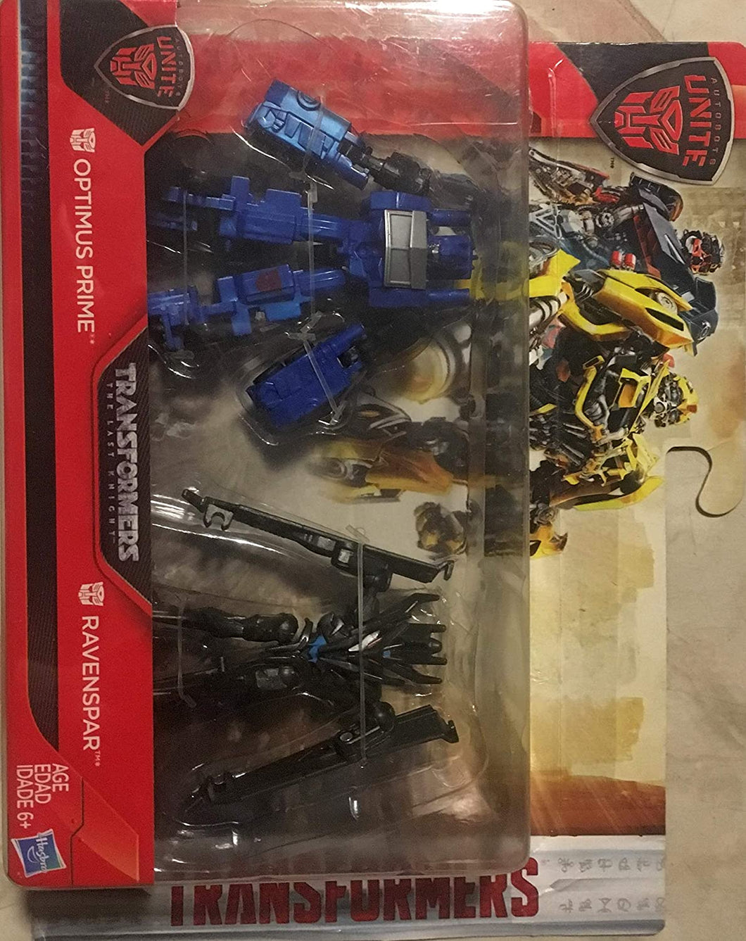Hasbro Transformer Autobots Unite The Last Knight Optimus Prime RAVENSPAR