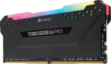 Load image into Gallery viewer, CORSAIR VENGEANCE RGB 16GB (2x8GB) DDR4 2666MHz C16 Desktop Memory - Black