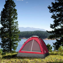 Load image into Gallery viewer, Wakeman 2-Person Tent, Dome Tents for Camping with Carry Bag Outdoors (Camping Gear for Hiking, Backpacking, and Traveling) - RED