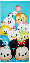 Load image into Gallery viewer, Disney Tsum Tsum &#39;Stacks on Stacks&#39; Cotton Bath/Beach/Pool Towel