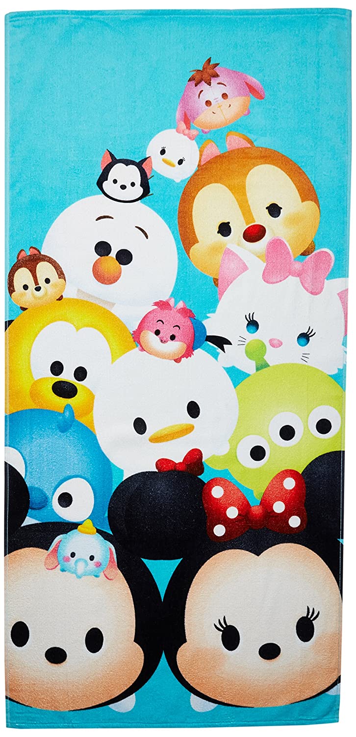 Disney Tsum Tsum 'Stacks on Stacks' Cotton Bath/Beach/Pool Towel