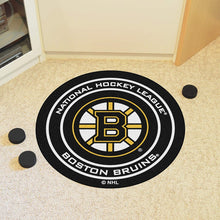 Load image into Gallery viewer, FANMATS Boston Bruins Puck Floor Mat