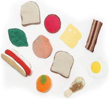 Load image into Gallery viewer, Pop-Oh-Ver - 12 Piece Plush Food Set Play Set - Comes With Realistic Looking Foods - Fake Foods For Hours Of Pretend Fun - Great For Young Kids - Create A Passion For Cooking Early On