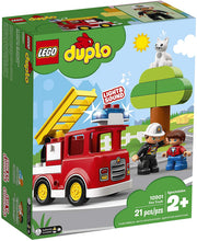 Load image into Gallery viewer, LEGO Duplo Town Fire Truck 10901 Building Blocks