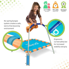 Load image into Gallery viewer, Pure Fun 38-inch Kids Jumper Bungee Trampoline with Handrail, Ages 3 To 7