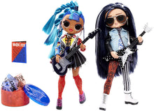 Load image into Gallery viewer, L.O.L. Surprise! O.M.G. Remix Rocker Boi and Punk Grrrl 2 Pack – 2 Fashion Dolls with Music