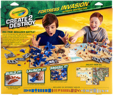 Load image into Gallery viewer, Crayola Create 2 Destroy Fortress Invasion Ultimate Destruction Playset