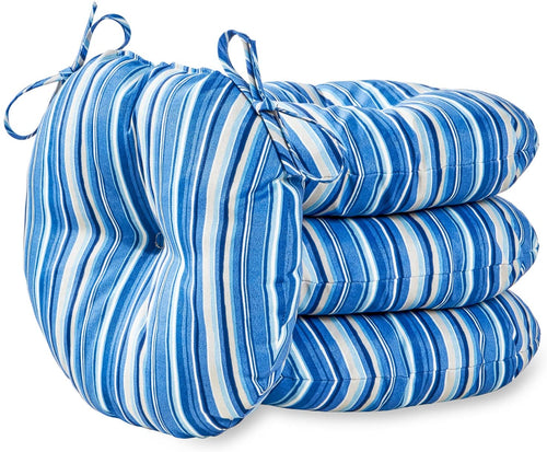 Greendale Home Fashions 15 in. Round Outdoor Bistro Chair Cushion